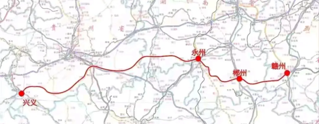 兴永郴赣铁路进展缓慢，只有郴州市比较积极，去年，郴州市发改局进行了郴州段的勘察招