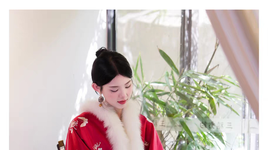 一枕槐安·【南风】披肩新中式国风复古唯美意境秋冬小众加厚斗篷