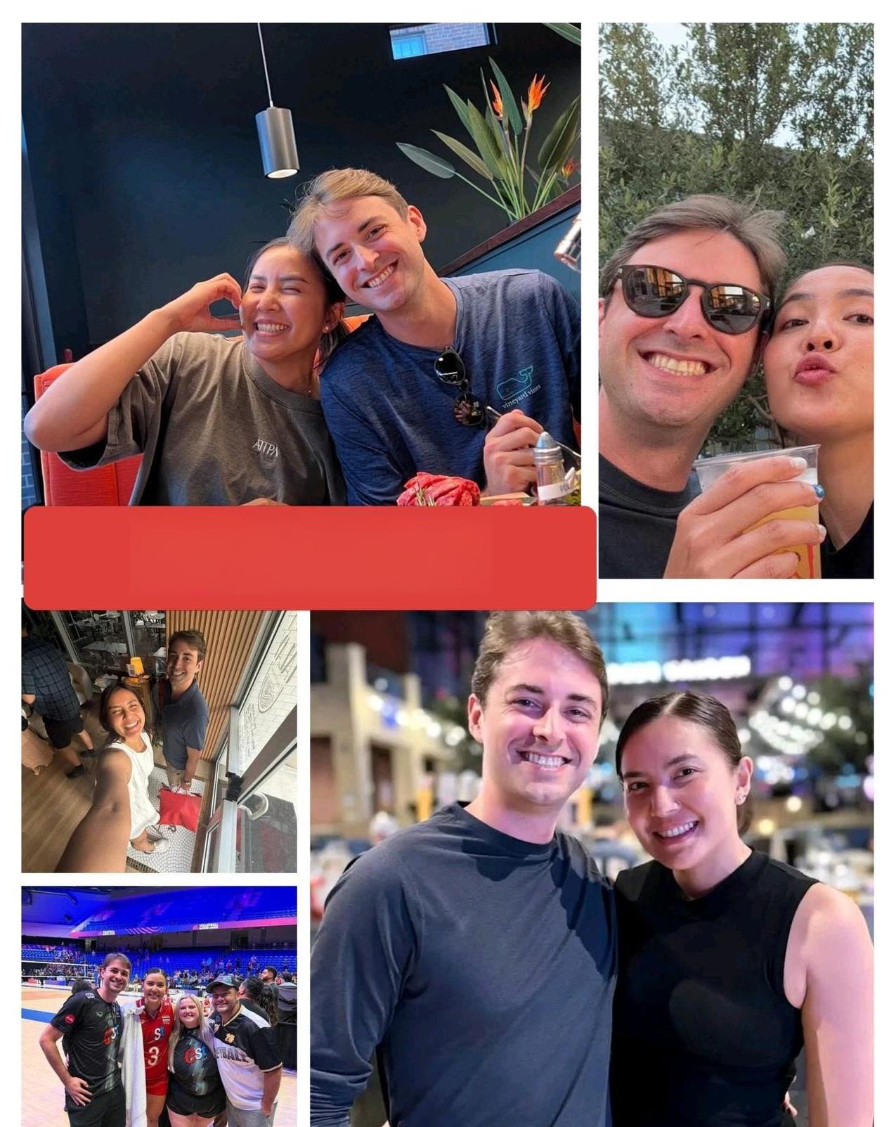 穿上比赛服的泰国女排二传波蓬在一众球员堆里，非常的不显眼，当然最显眼的平皮查亚和