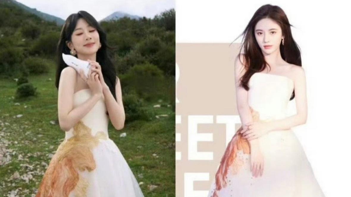 时尚轮回：杨紫与鞠婧祎同款礼服引发热议，看明星如何诠释不同风格