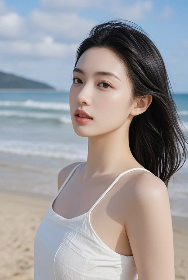 温婉如水眸含星河，一笑间众生皆醉