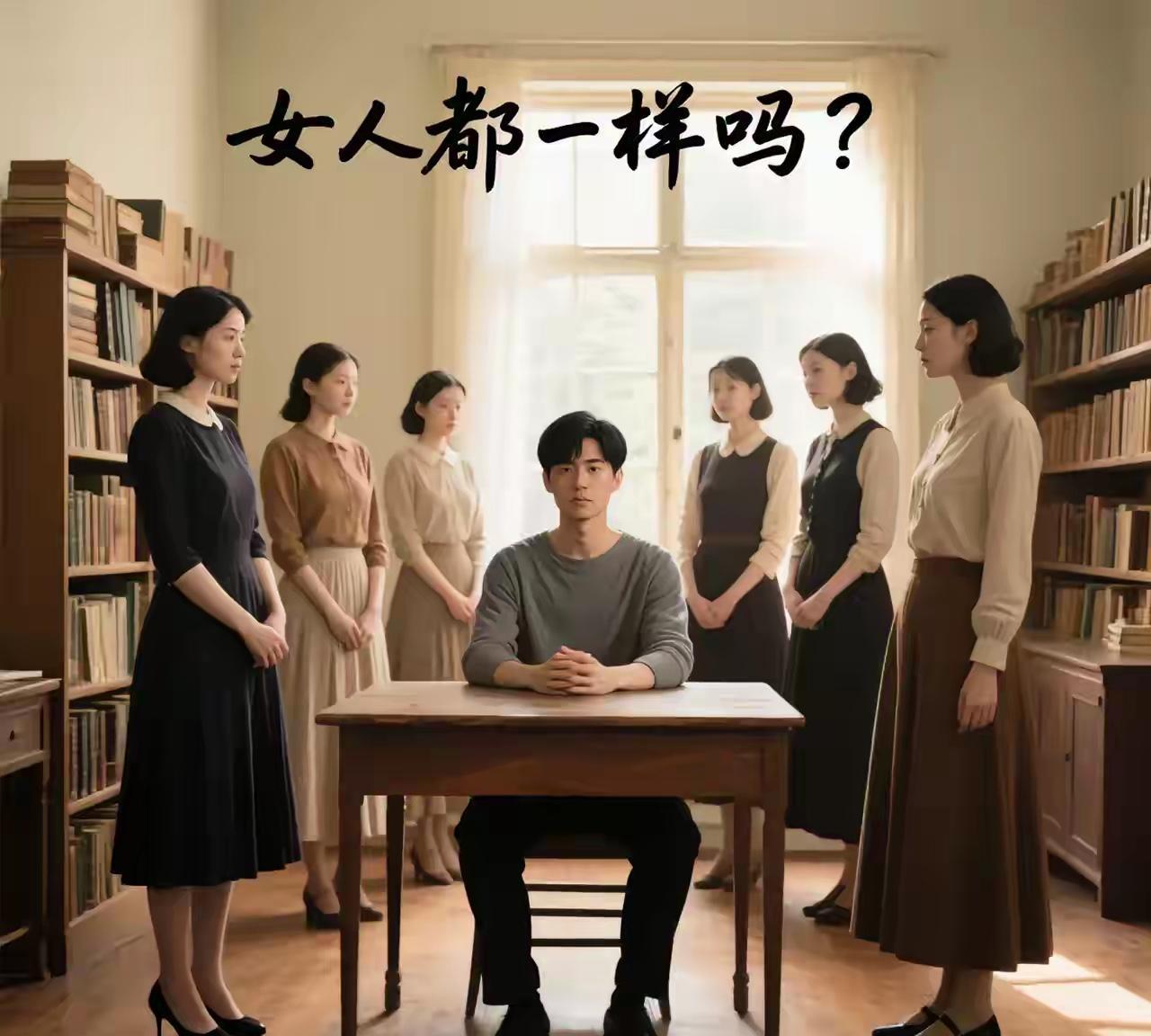 问得好？
千万别一样，那样就失去了人们观察、欣赏女人的乐趣，千篇一律会有什么意思