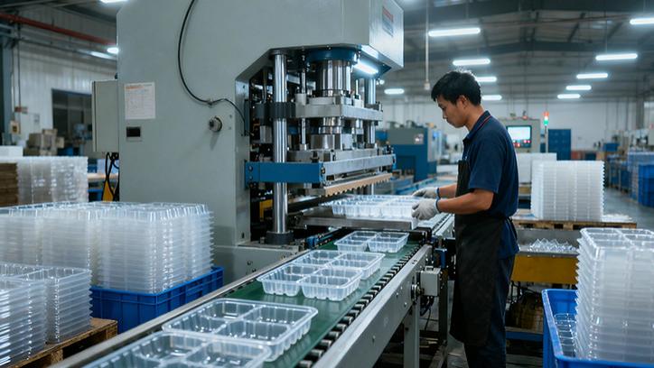 风刀吹干机如何高效除水吸塑盒