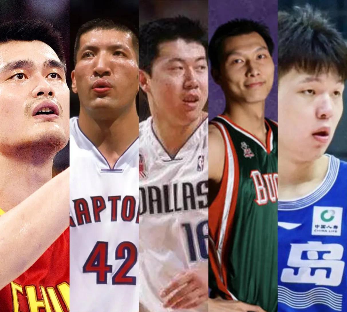 不可否认！中国男篮确实培养出了不少的内线好苗子！
姚明！2002年NBA状元郎！
