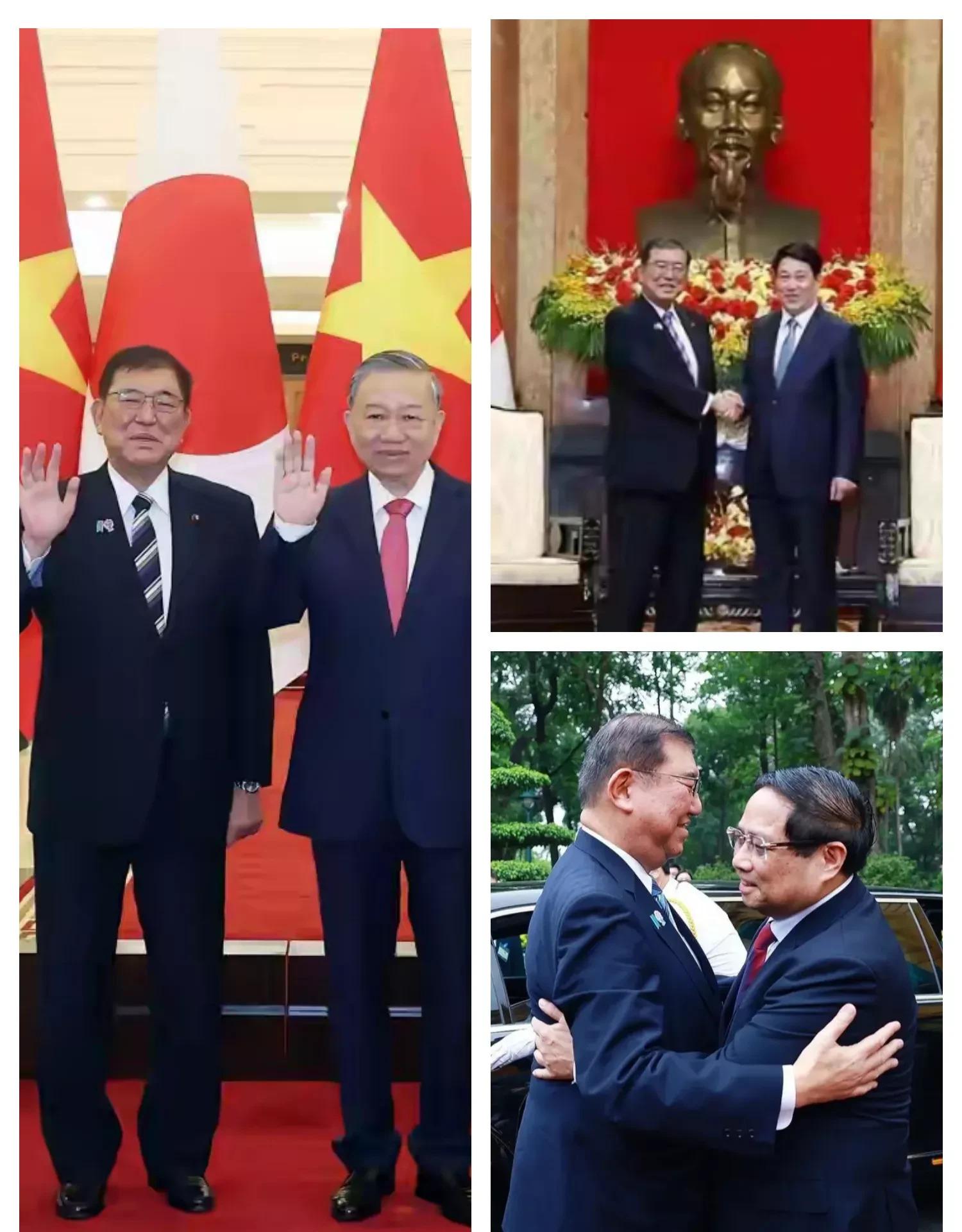 越南迎来各国大佬排场一样











**第一段**







