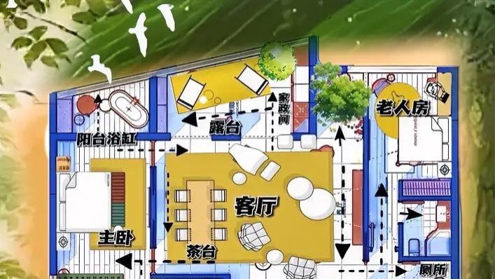 娇嗲389㎡成大器，外挂是浴缸放阳台，颜值即正义，洄游怪有魂！