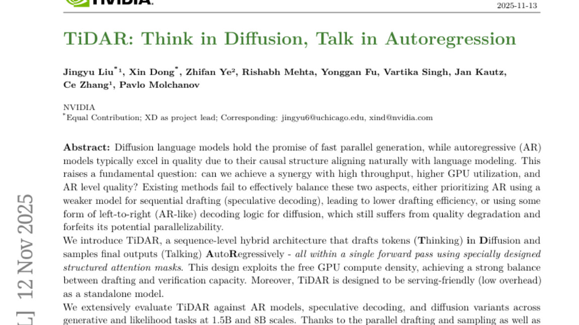 NVIDIA研究团队打造"思考-表达"双模式AI