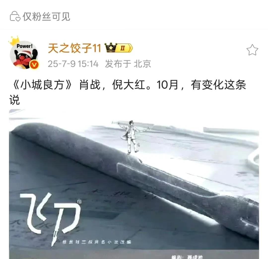 #肖战无缝进组##小城良方阵容升级#