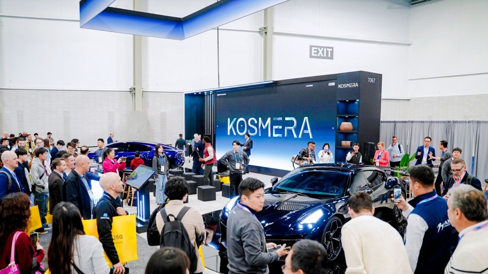 不只是超跑！KOSMERA星辰未来CES首秀，AI+生态互联颠覆出行想象