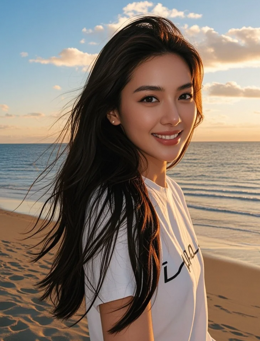 她在海边，活成了理想的样子