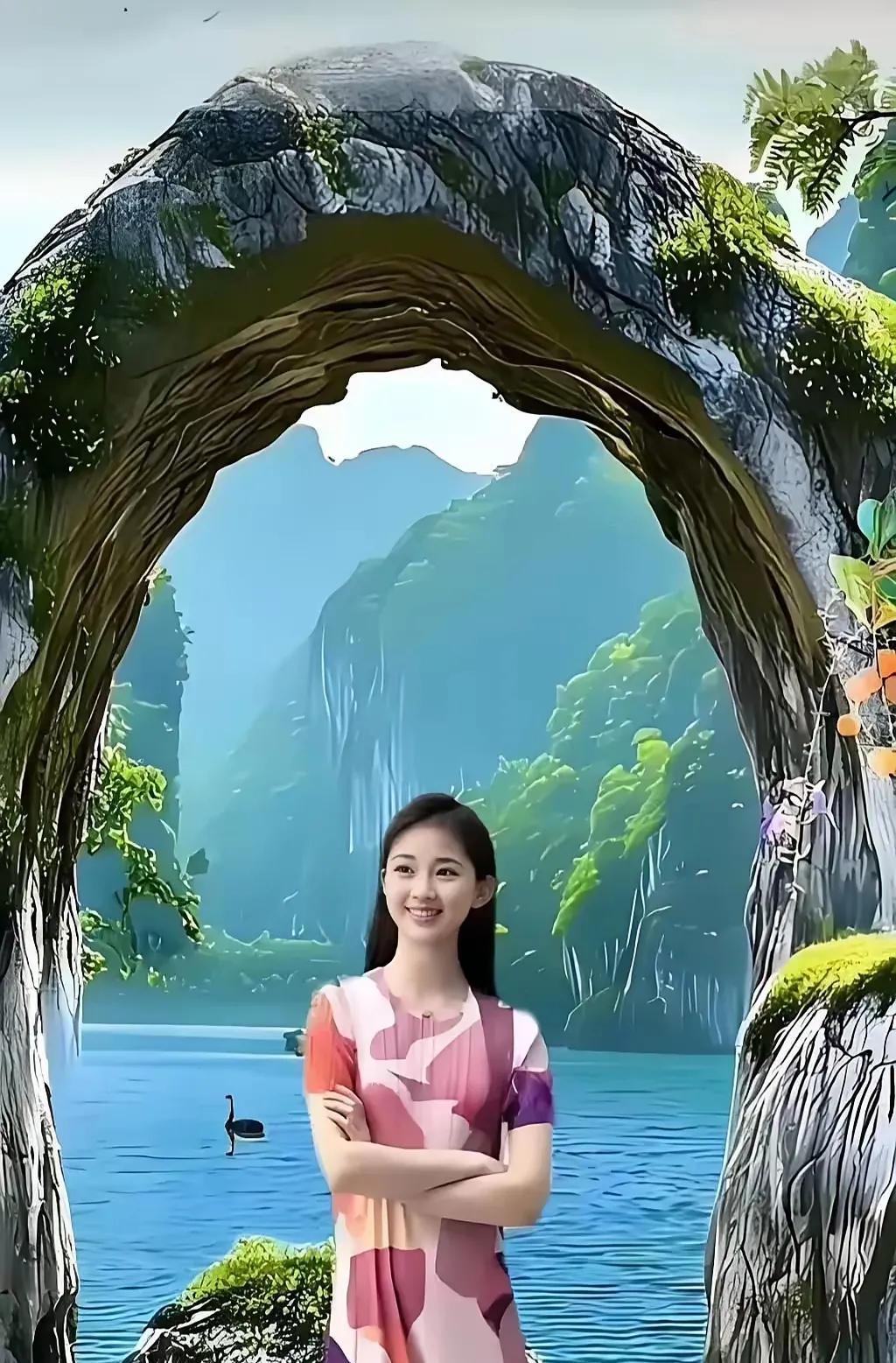 七绝·山青水秀人娇美
文/方立新
山青水秀人娇美，
旖旎风光在眼前。
峻岭群峰披