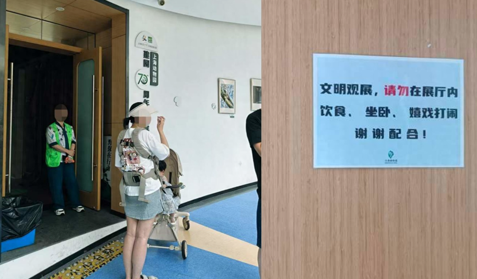 太没人情了！十个月婴儿在展馆喝奶被赶出，动物园：不道歉，下次还这样干！

你能想