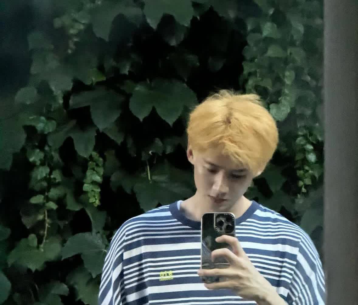 金毛白敬亭限定回归💖他比爱豆🤩更像爱豆！
白敬亭分享了3张金毛照片，不管是