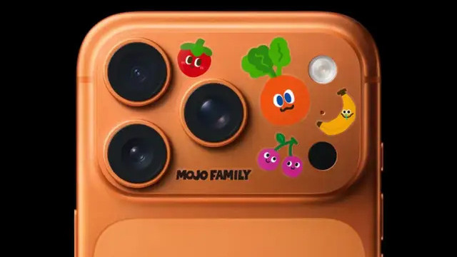 官网iPhone 17 Pro，上贴纸了