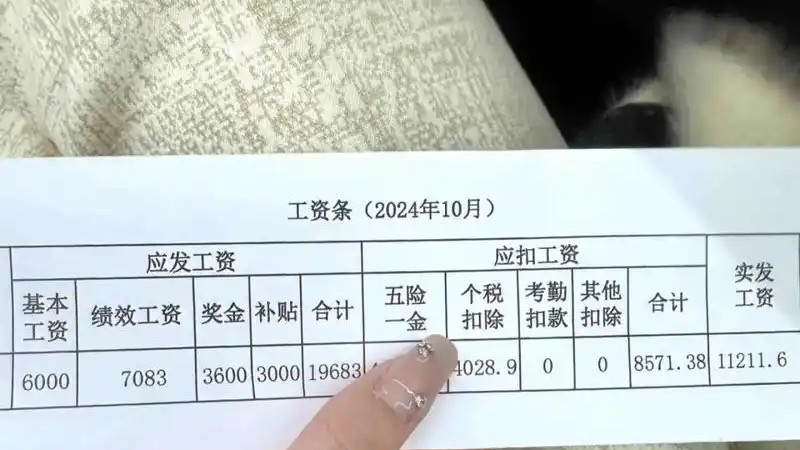甘肃某省直单位四级主任科员工资分享