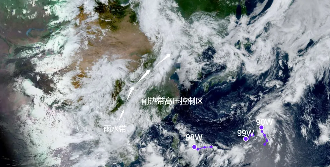 3台风胚胎共舞：有个要登陆江浙沪？6省市大到暴雨