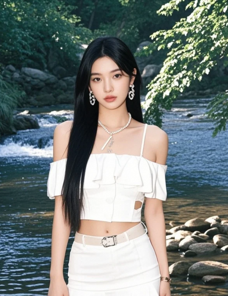 山有木兮水有影，她是最动人的那一帧