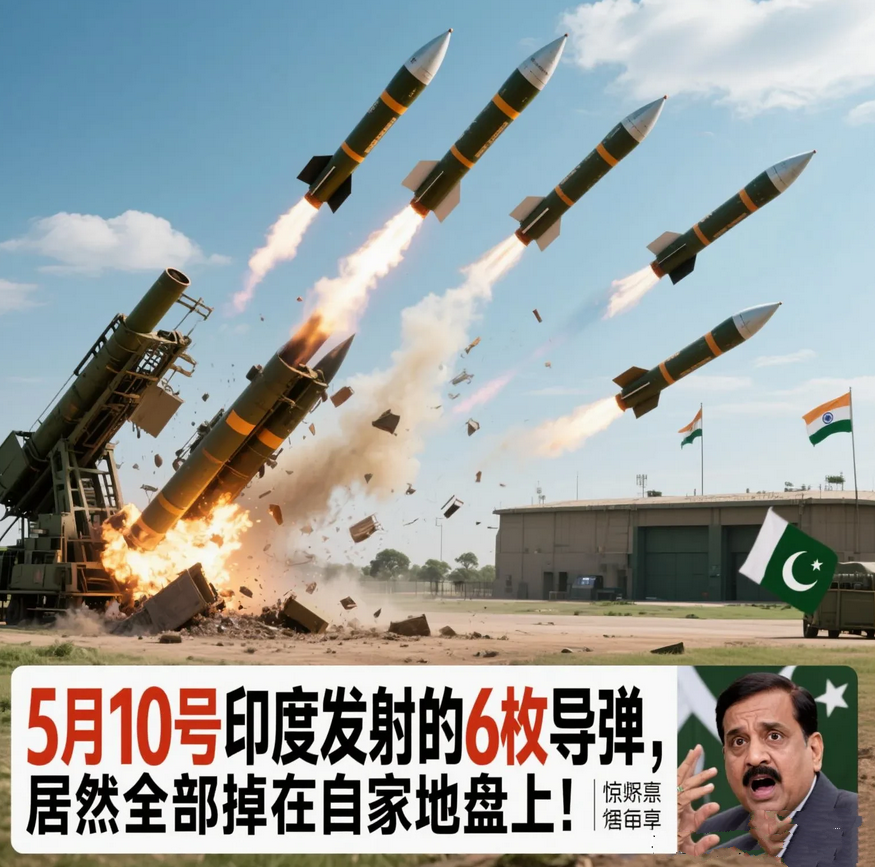 尴尬！印度 6 枚导弹全炸自家
