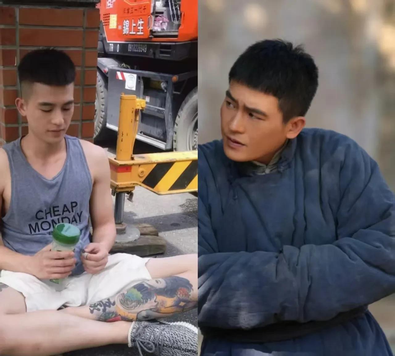 我今天刷剧才知道，
演《万物生》里封大脚的欧豪，身上居然有大面积纹身！
瞬间我就