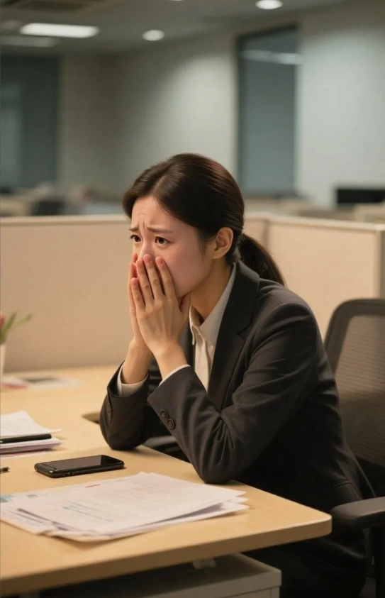 看到同事的眼睛红红的，我还以为同事又哭了，还没等着问她怎么回事，同事自己解释起来