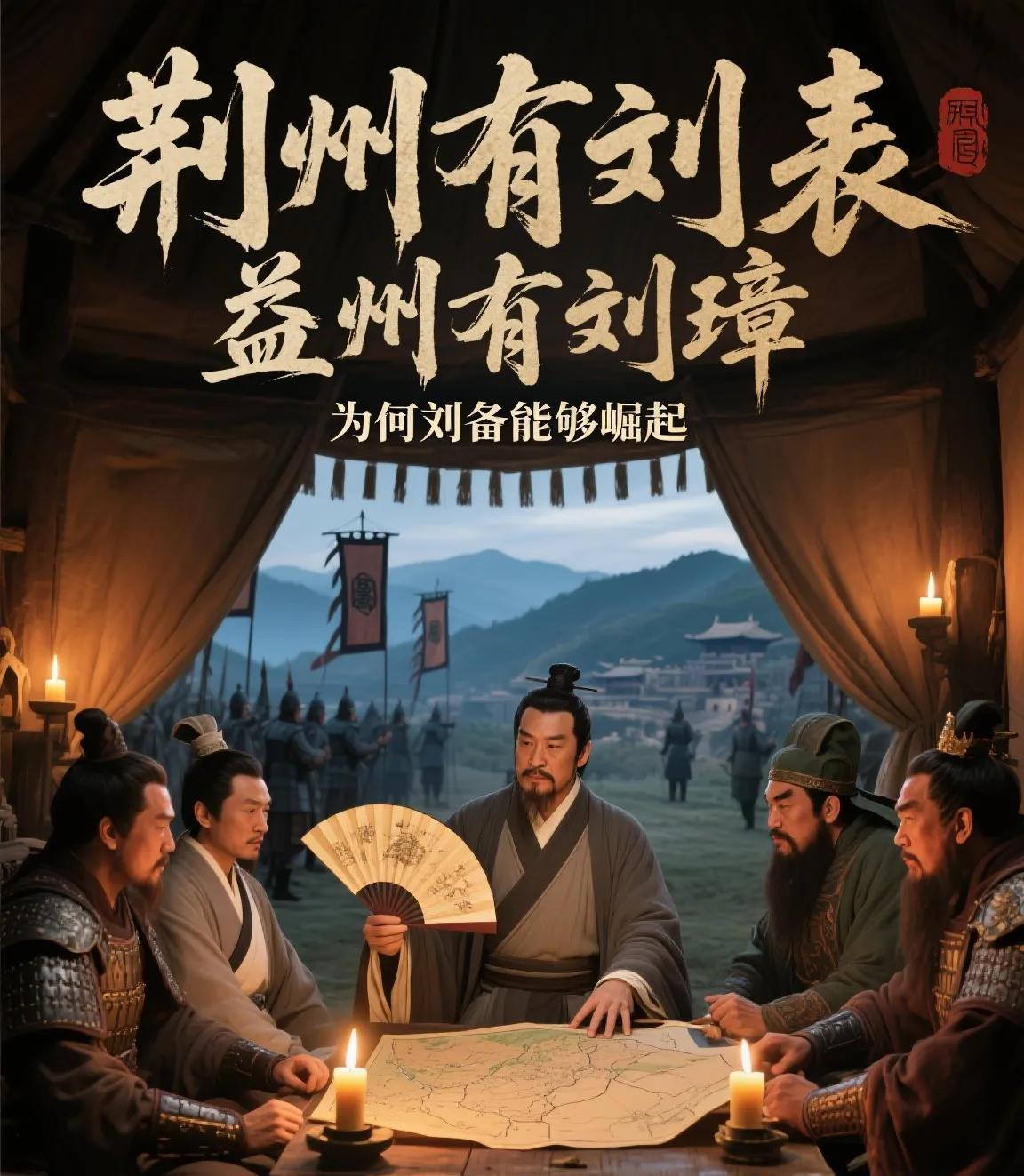 荆州有刘表，益州有刘璋，为什么刘备能够崛起起来。
他蛰伏荆州七年，种过地编过草鞋
