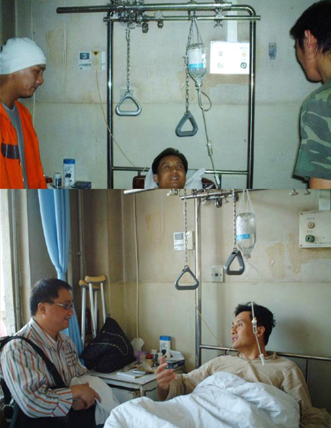 2004年，张卫健和谢霆锋殴打“小白龙”王伯昭导致尿出血，并直接送往了医院。这件