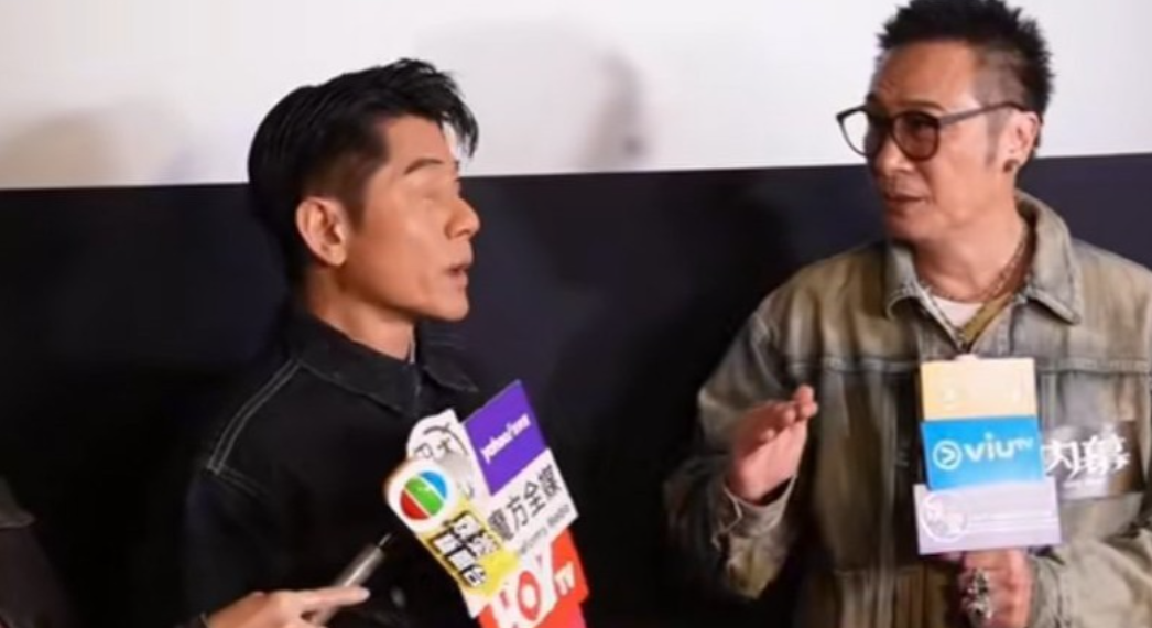 郭富城和吴振宇回应任达华摔倒是故意的，真的被俩人这松弛的状态给笑死了。

真的很