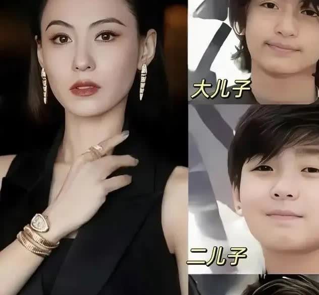 【10年后，张柏芝才是赢家】，张柏芝三个儿子，都逐渐长大，其实，她未必是输家。再
