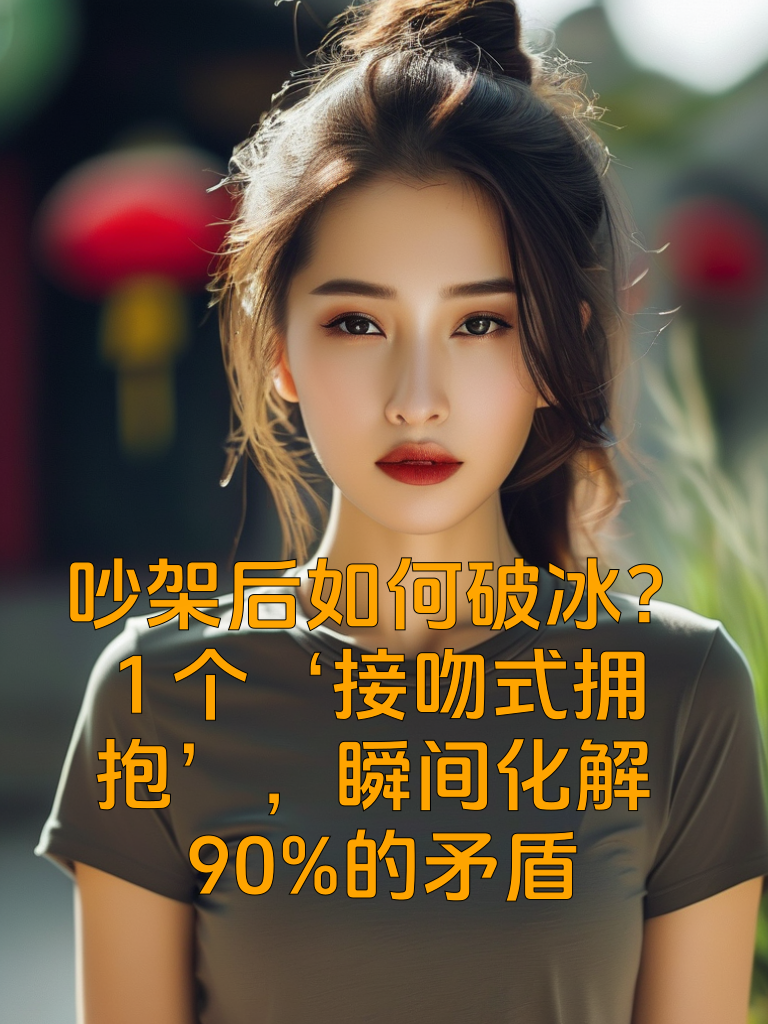 吵架后如何破冰？1个‘接吻式拥抱’，瞬间化解90%的矛盾
