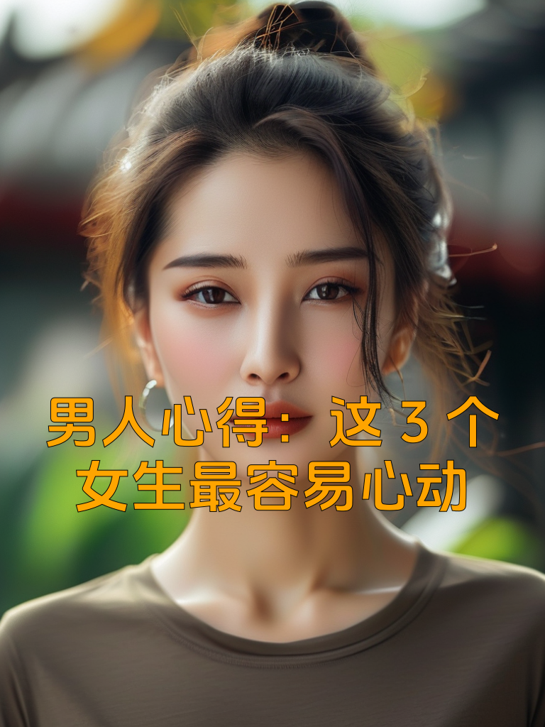 男人心得：这3个女生最容易心动