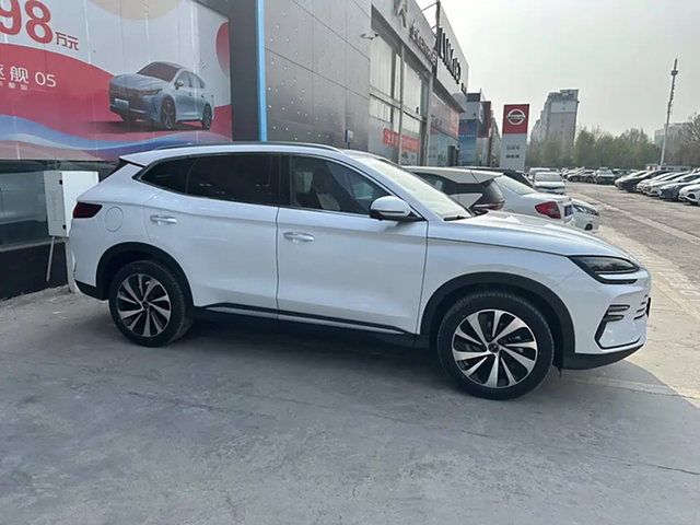 型宋PLUSDMI旗舰PLUS型
购车时指导价165800元，落地17左右。后期