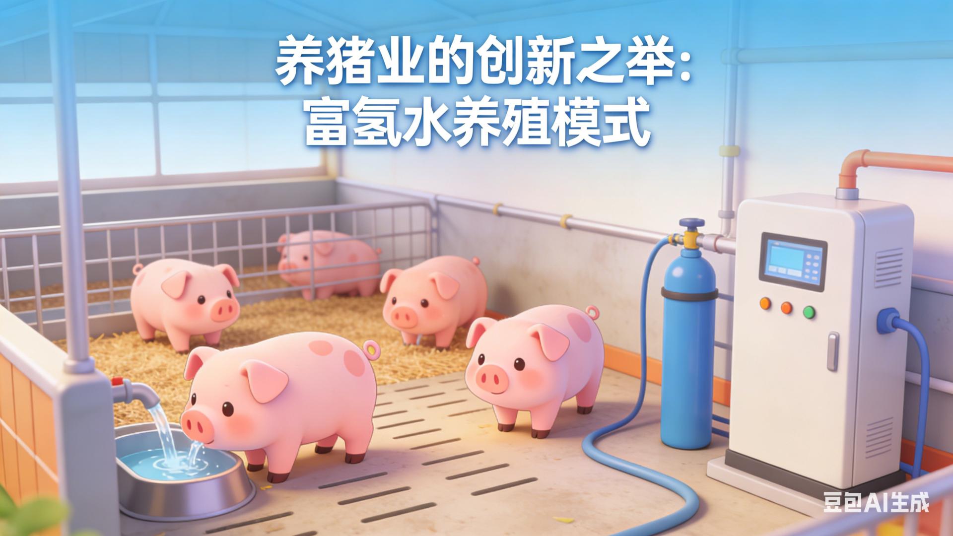 养猪业的创新之举：富氢水养殖模式