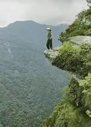 《拍照》
美女为了拍险照，
站在悬崖好骄傲。
一旦摔下不得了，
………？
敬请网