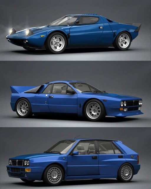兰旗亚 Stratos、037 Rally 和 Delta Integrale，