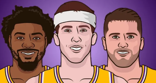 本赛季湖人全队目前在造成对手进攻犯规次数（9次）方面领跑全联盟。
队内分布情况如