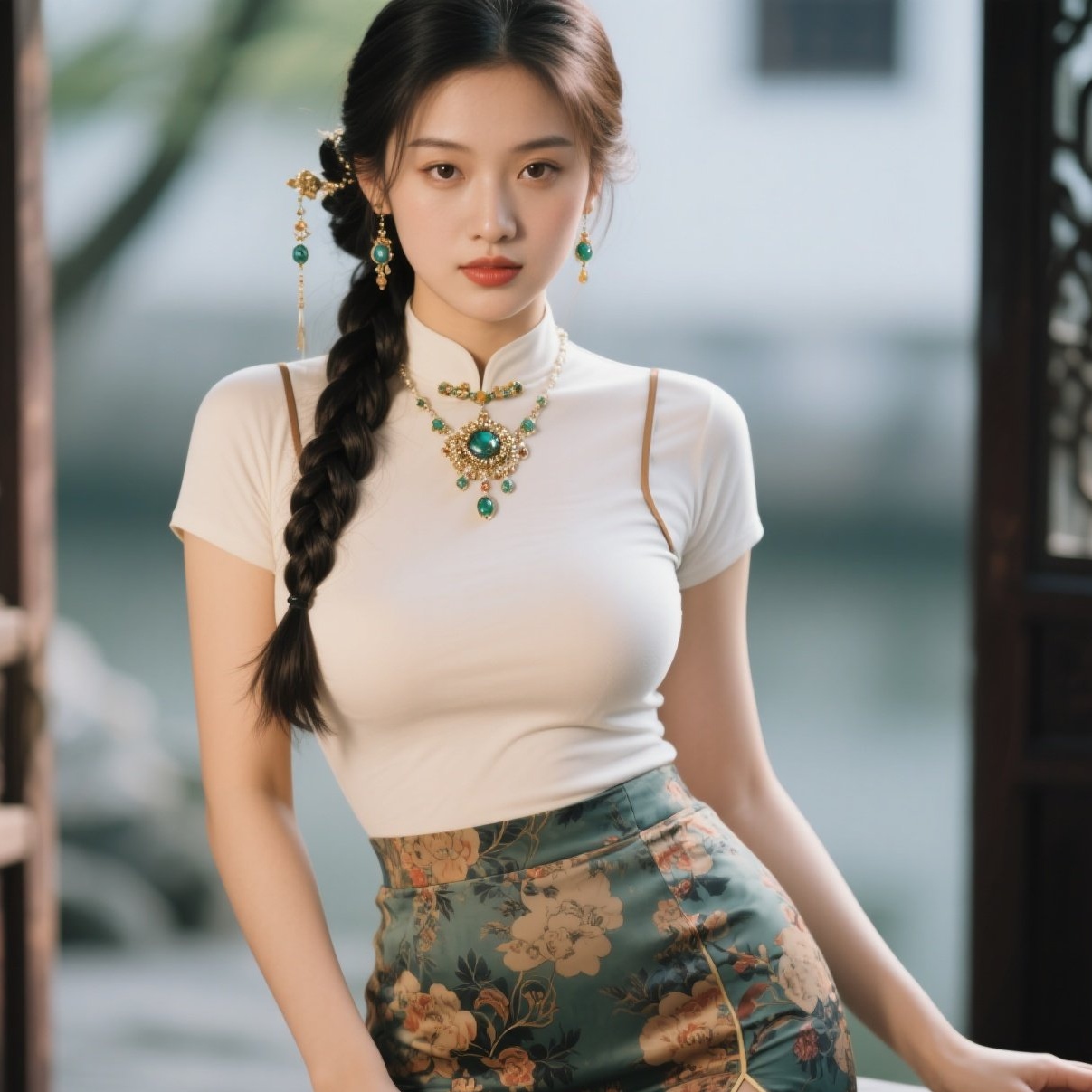 旗袍裹出玲珑身，丰腴才是真女神