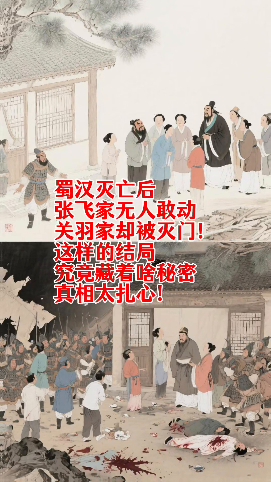 蜀汉灭亡后，张飞家无人敢动，关羽家却被灭门！