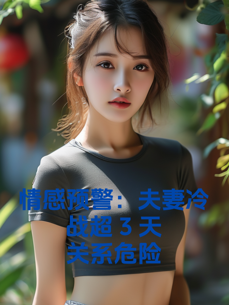 情感预警：夫妻冷战超3天，关系危险