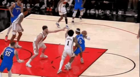 2帽SGA！阿门16+6+6：听说你是新科MVP？
4次暴扣，2三分——今天9中