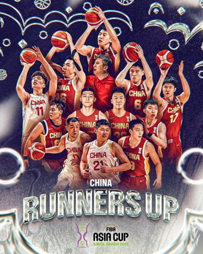 男篮亚洲杯决赛，中国男篮89比90惜败澳大利亚男篮。
比赛结束后，亚洲杯官方社媒