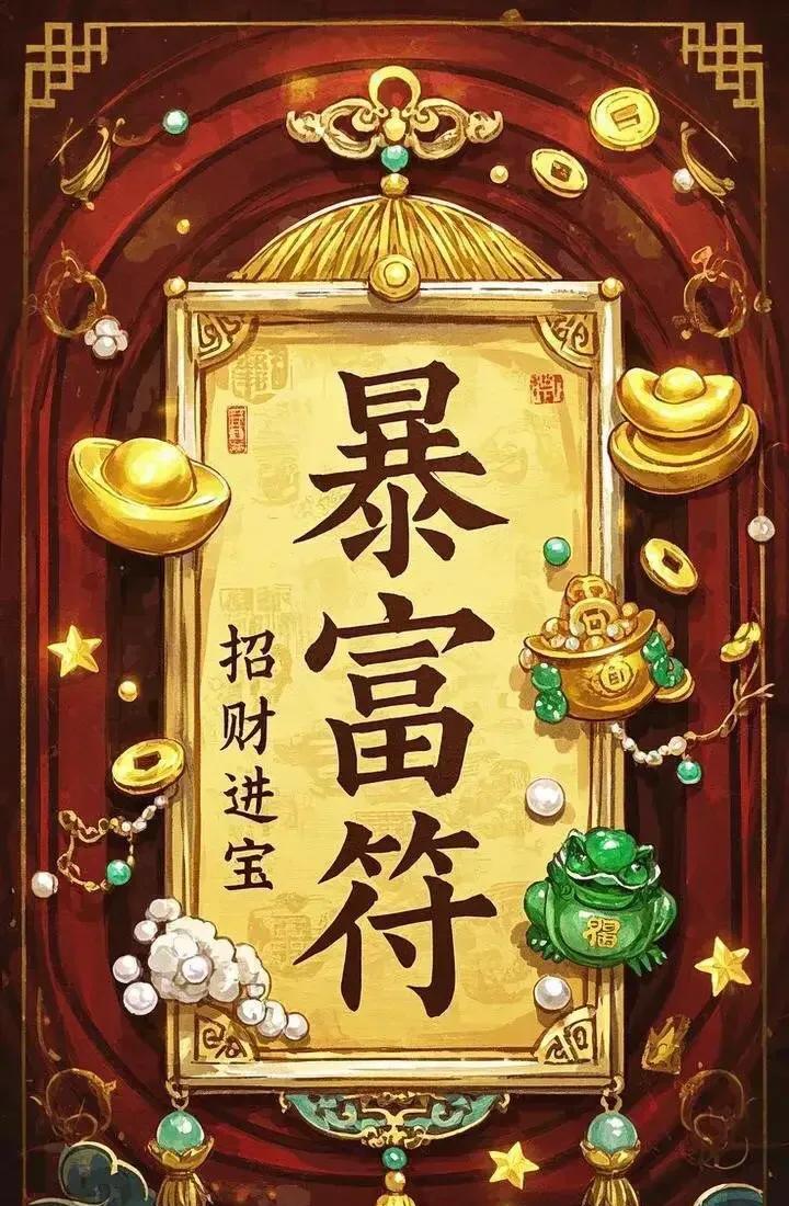 一接正财上门，工资奖金翻倍存，加班熬夜都值回。
二迎偏财进门，彩票中奖喜盈门，意