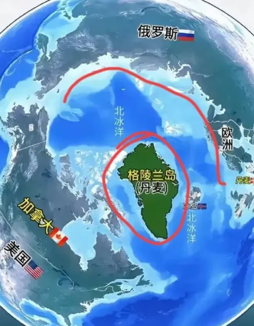 现在不是讨论美国能不能拿下格陵兰岛的问题，现在要谈谈如果美国拿下格陵兰岛，我们该