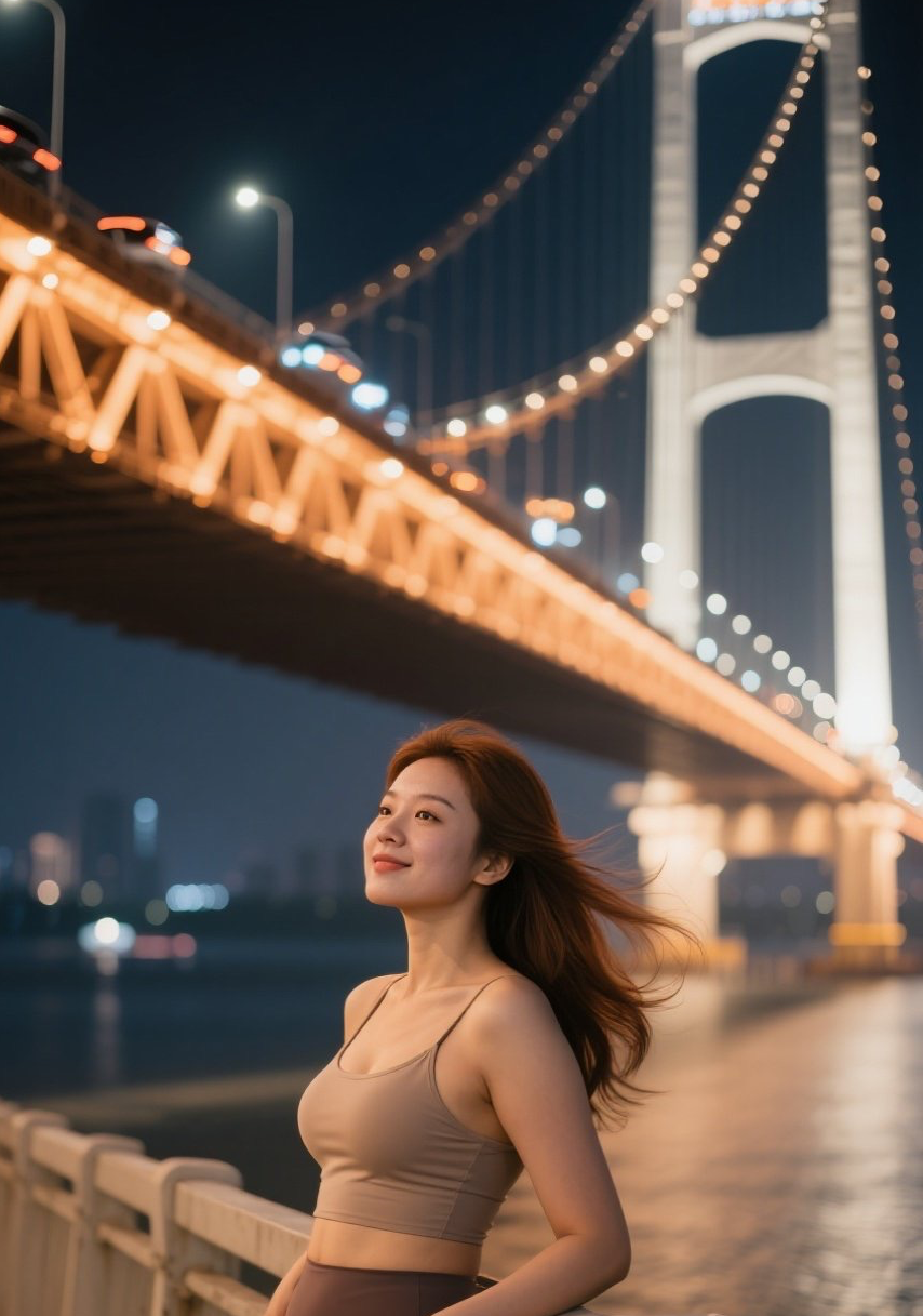 美眉有氧练后躺，蜜桃臀悄然诱人