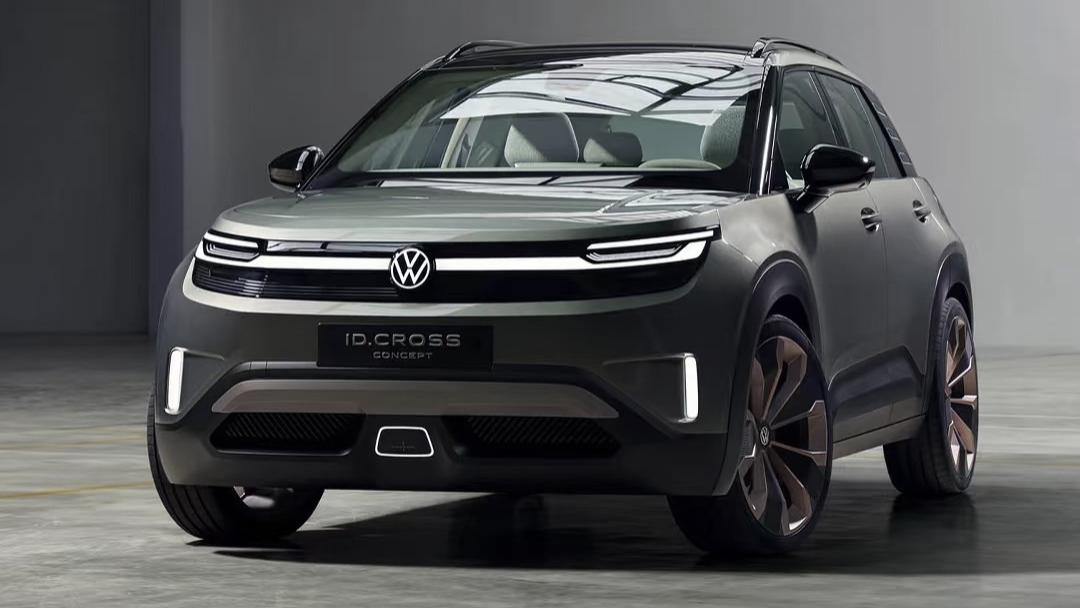选纯电别乱等！大众ID.CROSS概念车曝光：颜值惊艳，2026国产20万起太香了