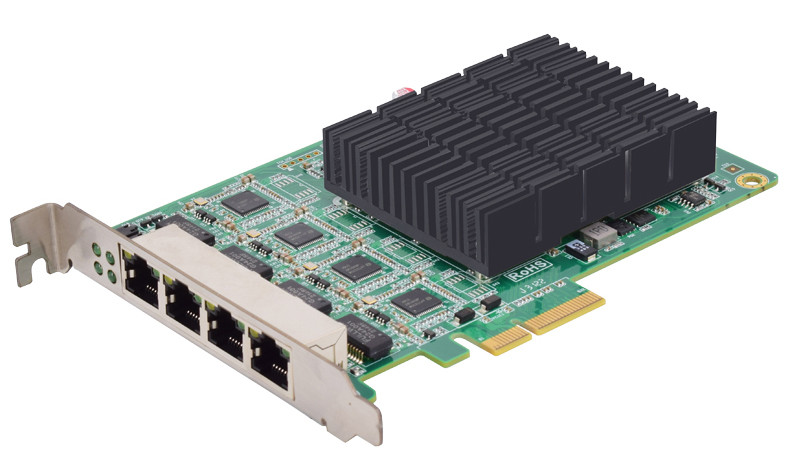 PCIe-8624千兆网卡：工业级多设备协同场景设计的PoE网卡