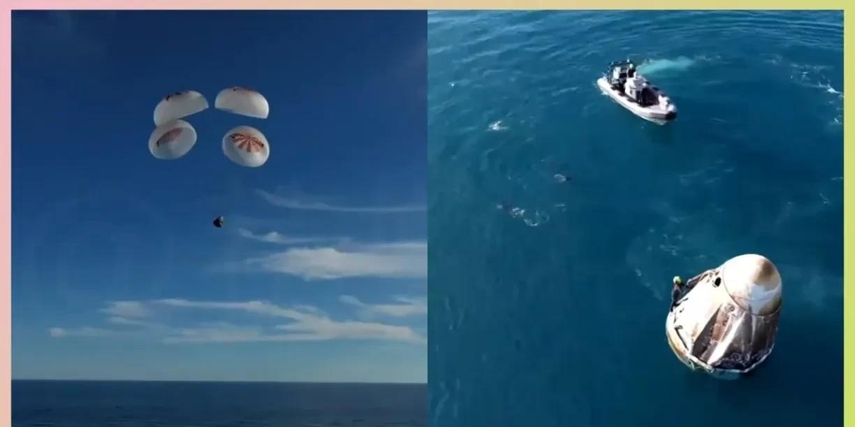美国的返回舱都是溅落在海上，中俄的都是落在陆地，那种方式更先进呢？
落在陆地比落