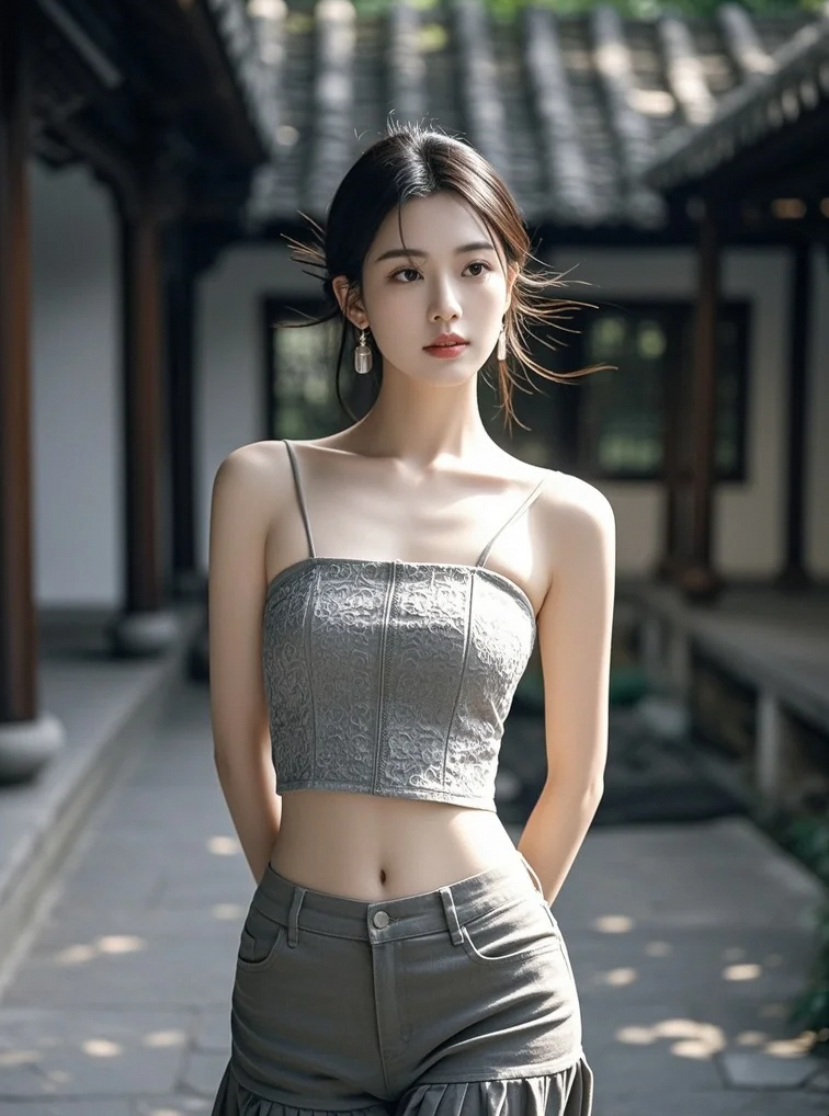 古道西风瘦马，断肠人在天涯——回首处，谁立斜阳？