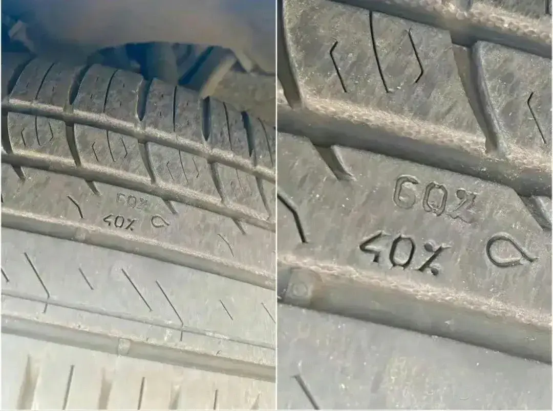 轮胎磨损程度可视化，天才的设计