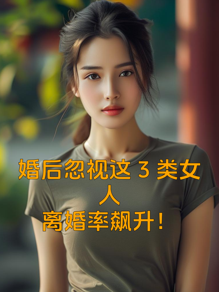 婚后忽视这3类女人，离婚率飙升！