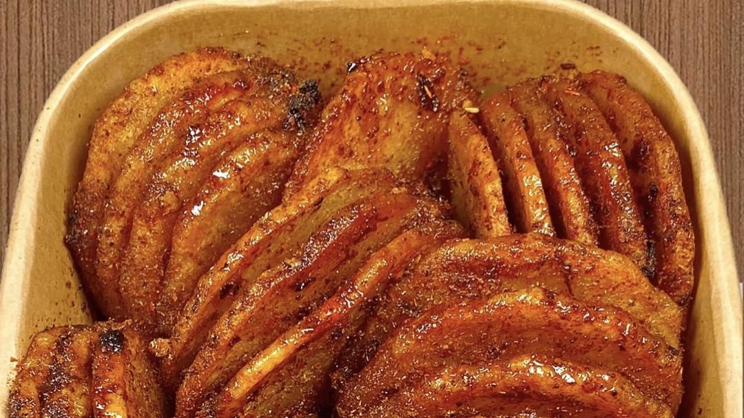 谁发明的风琴土豆啊！空气炸锅一扔香到邻居来敲门